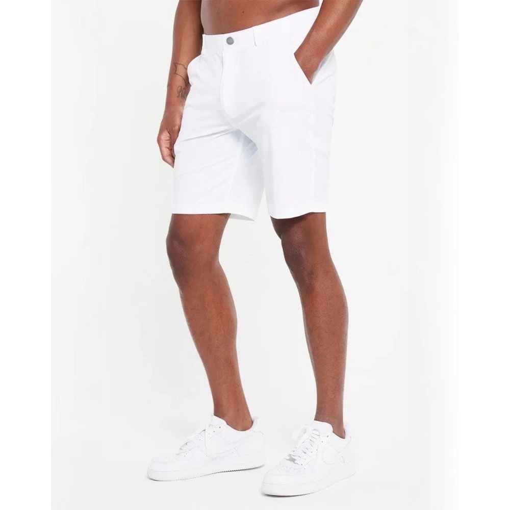 Redvanly Mens Hanover Short Bright White Pull On Size XXL Golf Outdoor